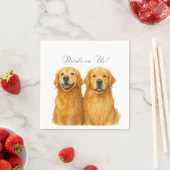 Papieren servetten, standaard Golden Retriever Coc Servet (Insitu)