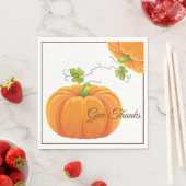 Papieren servetten-Thanksgiving pompoen Servet (Insitu)