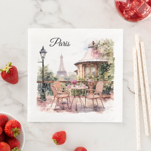 Papieren servetten uit Parijs (Insitu)