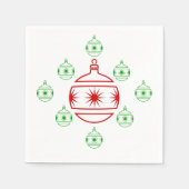 Papieren servetten - VakantiegisterOrnamenten (Voorkant)