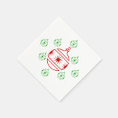 Papieren servetten - VakantiegisterOrnamenten (Hoek)