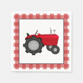 Papieren servetten van de Landentractor (Voorkant)