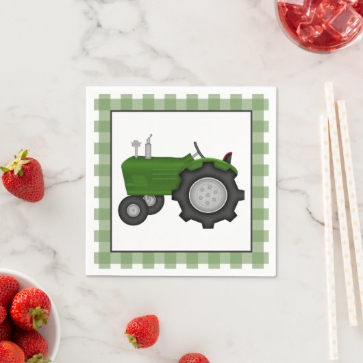 Papieren servetten van de Landentractor (Insitu)