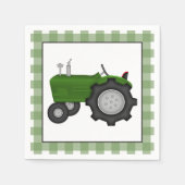 Papieren servetten van de Landentractor (Voorkant)