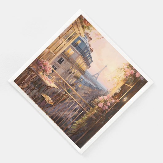 Papieren servetten van Parijs (Hoek)