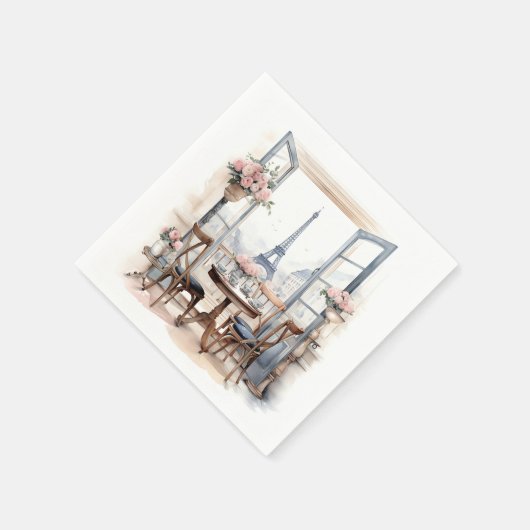 Papieren servetten van Parijs (Hoek)