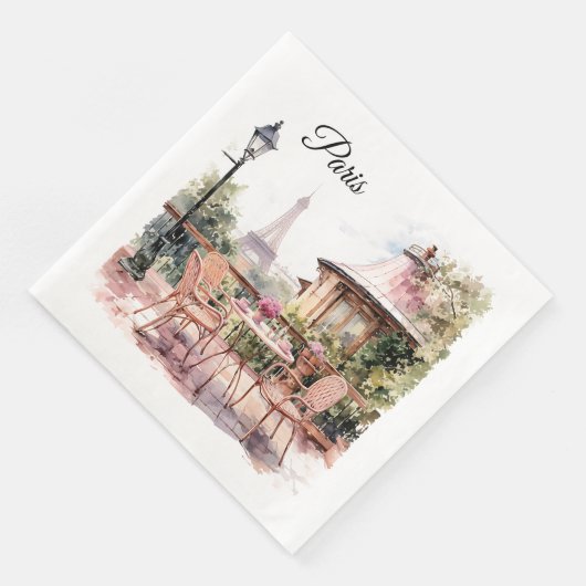 Papieren servetten van Parijs (Hoek)