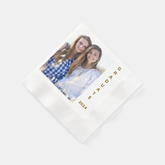 Papieren servetten voor afstudeerfeest (Hoek)