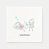 Papieren servetten voor anesthesist (Voorkant)