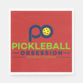Papieren servetten voor de Pickleball Obsessed!