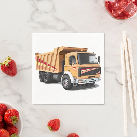 Papieren servetten voor dumptrucks (Insitu)