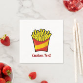 Papieren servetten voor friet (Insitu)