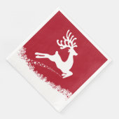 Papieren servetten voor het uitvoeren van Reindeer (Hoek)