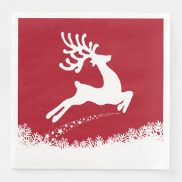 Papieren servetten voor het uitvoeren van Reindeer