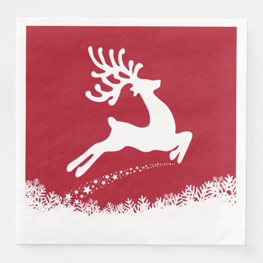 Papieren servetten voor het uitvoeren van Reindeer (Voorkant)
