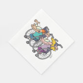 Papieren servetten voor rolstoelrace (Hoek)