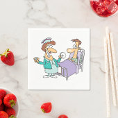 Papieren servetten voor verpleegkundigen en patiën