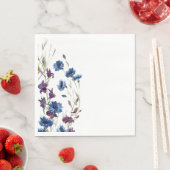Papieren servetten-Wildflower Waterverf Servet (Insitu)