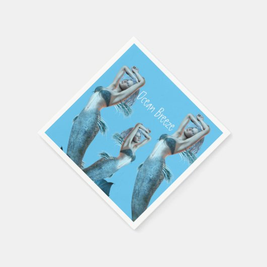 Papieren servetten, Zeemeermin Servet (Hoek)