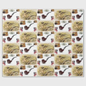 Papieren sigaren inpakken cadeaupapier (Vlak)