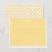 Papieren snijbanner - Lemon Kaart (Voorkant / Achterkant)