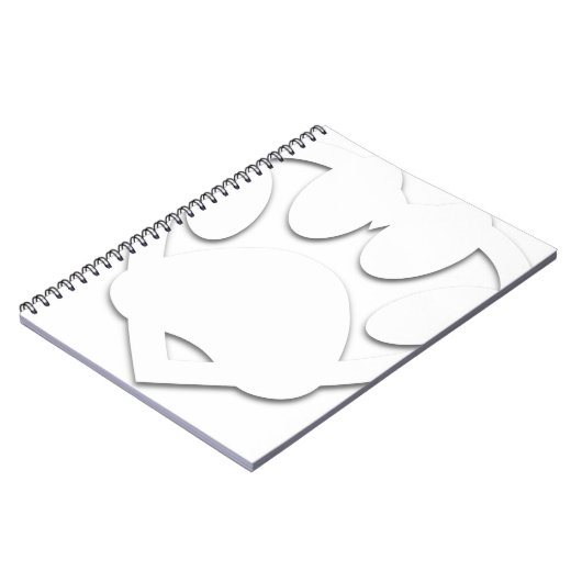 Papieren snijkop en hartvorm notitieboek (Linkerzijde)