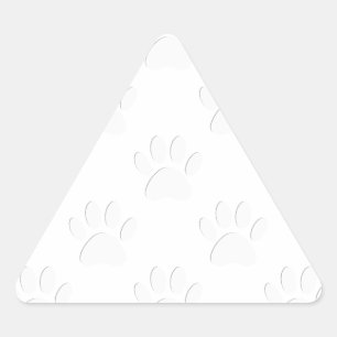 Papieren snijpad sticker