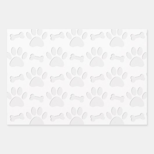 Papieren snijpoten en Botten Inpakpapier Vel (Voorkant 3)