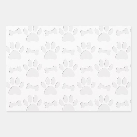 Papieren snijpoten en Botten Inpakpapier Vel (Voorkant)