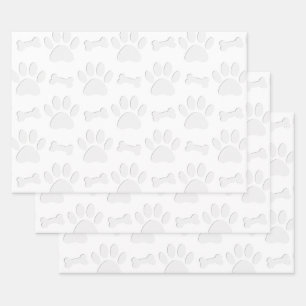 Papieren snijpoten en Botten Inpakpapier Vel