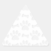 Papieren snijpunten en Botten patroon Sticker (Voorkant)