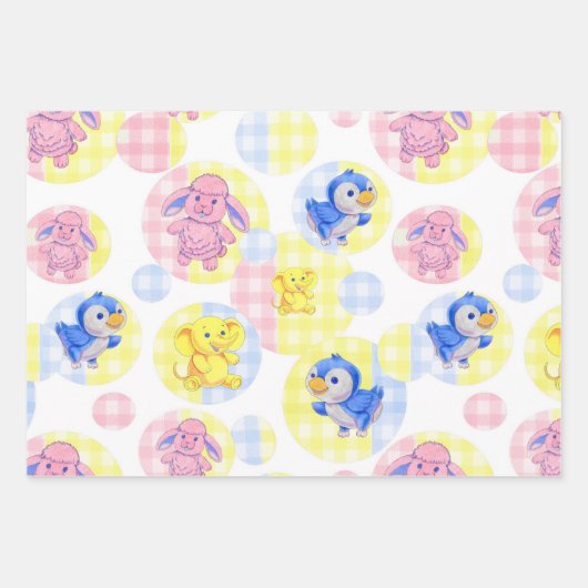 Papieren Speelgoed-dieren verpakken Inpakpapier Vel (Voorkant 3)