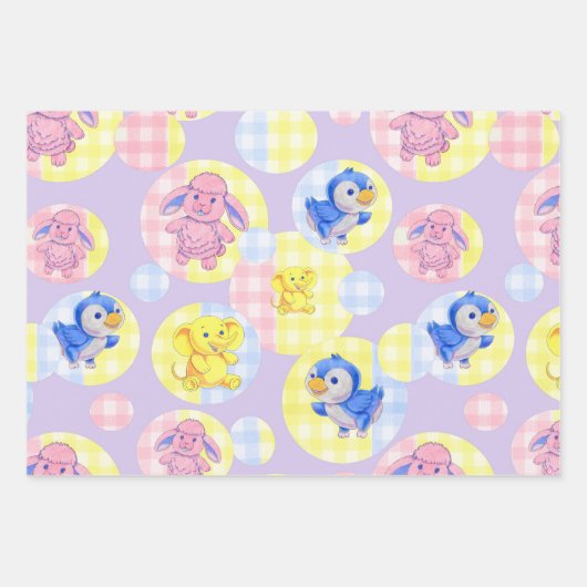 Papieren Speelgoed-dieren verpakken Inpakpapier Vel (Voorkant)