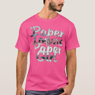 Papieren steden Papier Meisje T-shirt