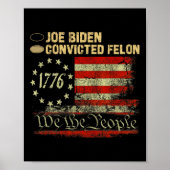 Papieren stem op Trump Poster (Voorkant)