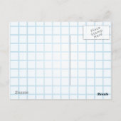 Papieren sterren, briefkaart (Achterkant)