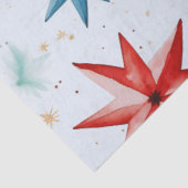 Papieren sterren en sneeuwvlokken Kerstmis Tissuepapier (Detail)