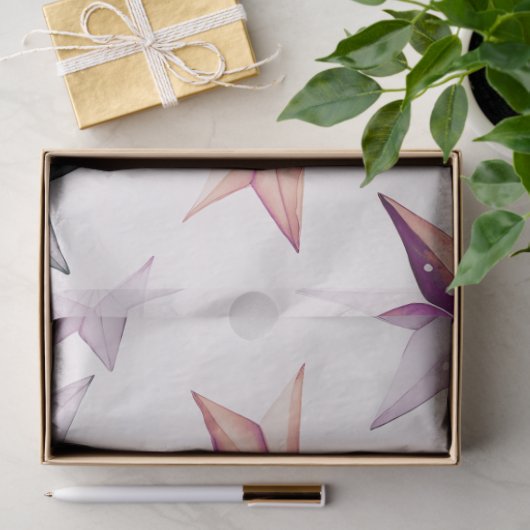 Papieren sterren en sneeuwvlokken Kerstmis Tissuepapier (Geschenk)