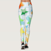 Papieren sterren leggings (Achterkant)