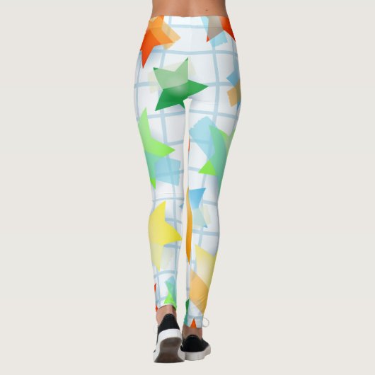 Papieren sterren leggings (Achterkant)