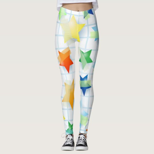 Papieren sterren leggings (Voorkant)