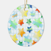 Papieren sterren, ornament (Links)