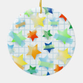 Papieren sterren, ornament (Achterkant)