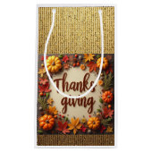 Papieren tassen voor Thanksgiving Klein Cadeauzakje (Voorkant)