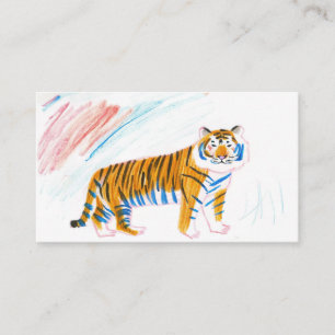 Papieren tijger visitekaartje