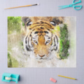 papieren tijgergezichtsweefsel tissuepapier (Craft)