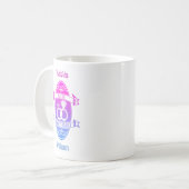 Papieren traditioneel eerste Jubileum voor bruilof Koffiemok (Voorkant links)