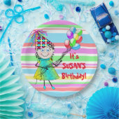 PAPIEREN VAN DE PARTIJ BORDEN - PERSONALIZE - PART PAPIEREN BORDJE (Feest)