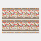 Papieren vellen inpakken blij VerjaardagWens voor  (Voorkant 2)