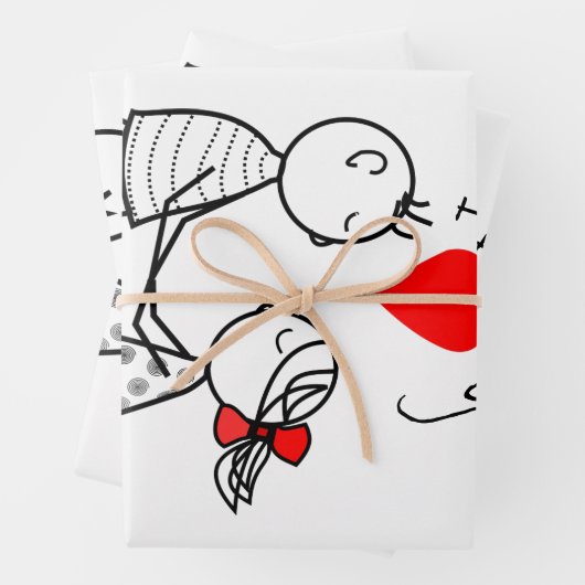 Papieren vellen met aangepaste naam oppakken Papie (In situ)